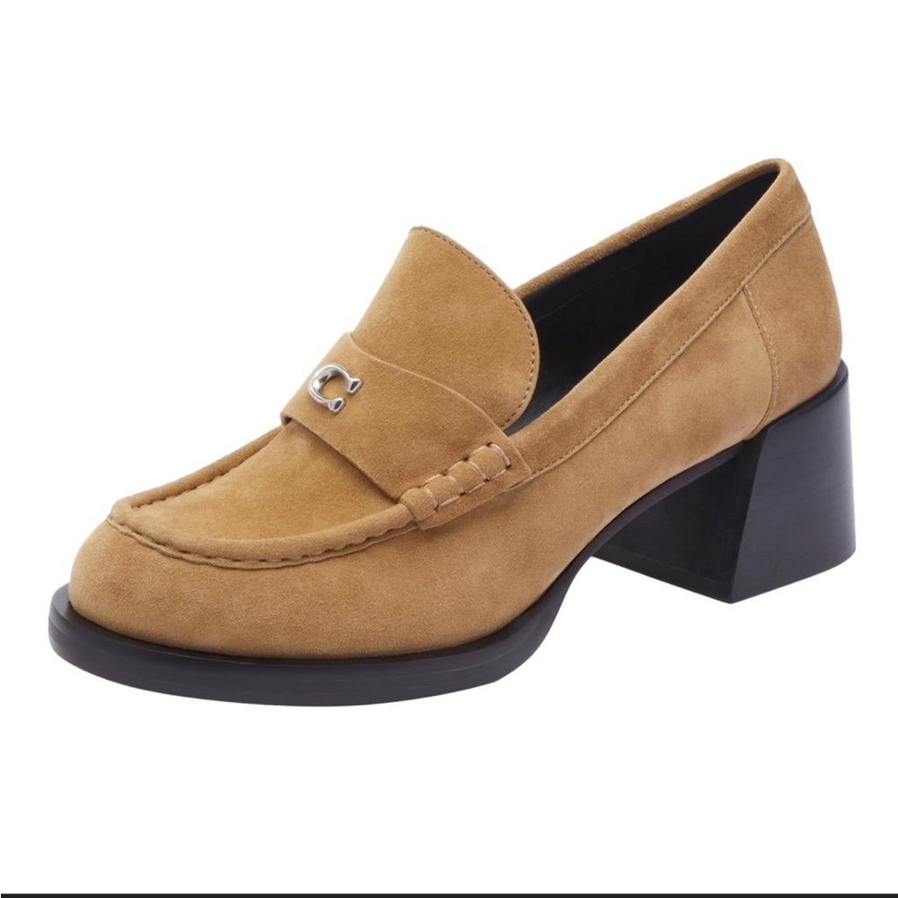 Coach Natalie loafer in suede